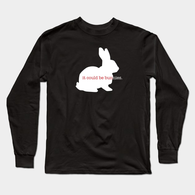 It could be bunnies. Long Sleeve T-Shirt by lyndsayruelle